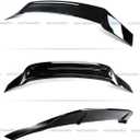 Roof Spoiler & Rear Spoiler Compatible with 2021-2024 KIA K5 LX LXS EX, Fits for 21-24, R Style Duckbill Exterior High Kick Tail Deck Lid Wing Lip (Glossy Black)