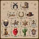 3 x Western Cowboy Party Decorations - West Rodeo Theme Decor Wild West Yee Haw Banner Hanging Swirls for Birthday Baby Shower Party Supplies