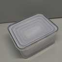 5 PCS Large Fruit Containers for Fridge - Leakproof Food Storage Containers with Removable Colander - Dishwasher & microwave safe Produce Containers Keep Fruits, Vegetables, Berry, Meat Fresh longer