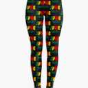 AOBUTE Womens Juneteenth Leggings LGBT Pride Legging Tights L