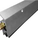 Fire Rated/Light Duty/Surface Mounted Automatic Door Bottom (7123CA) with Solid Rubber Extrusion, SMS # 6 x 1'' Supplied, (32'' L x 19/32" W x 2" H)
