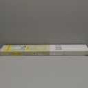 Cordless Light Filtering Mini Blind - 27 Inch Width, 64 Inch Length, 1" Slat Size - Pearl White - Cordless GII Morningstar Horizontal Windows Blinds for Interior by Achim Home Decor