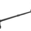 Heavy Duty Wall Mounted Clothes Rack, Black Iron Hanging Rod for Bedrooms Laundry Rooms Decor, Space Saving Garment Organizer for Home/Retail, 176lbs Capacity