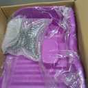 Portable Shampoo Basin for Kids, Baby, Children,Tear Free Hair Washing Basin Tray at Home (Purple)