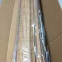 LazBlinds No Tools No Drill Cordless Bamboo Roman Shades, Light Filtering Window Treatment, Roll Up Bamboo Blinds for Window 33'' W x 64'' H, Brown