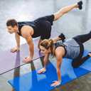 3 mm Thick Yoga Mat Bulk, Non Slip Exercise Workout Fitness Pad for Women Men, Gym Home Yoga Pilates, Easy to Clean, Sturdy PVC