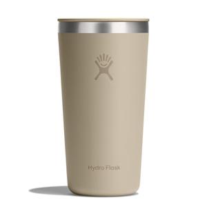 Hydro Flask All Around Tumbler Press-in Lid, Insulated Travel Mug, Stainless Steel Coffee Cup 20 Oz Oat Tan