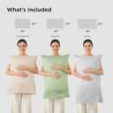 Bedsure White Pillow Cases Set of 2, Cooling Pillow Cases Queen, Rayon Derived from Bamboo Queen Pillowcases, Breathable & Silky Soft Cool Bedding Pillow Covers with Envelope Closure, 20x30 Inches