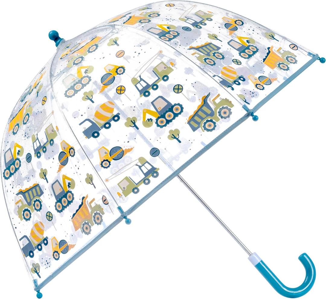 Stephen Joseph, Clear Color Changing Bubble Umbrella, Kids Toddler Umbrella with Dome Canopy