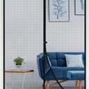 Yotache Magnetic Screen Door Fits Door Size 31 x 82, Screen Size 33" x 83" Reinforced Fiberglass Net Curtain Easy Installation for Walk Through Door Black