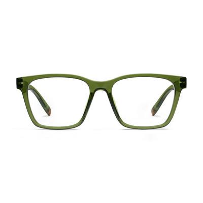 Men's Wilder Square Reading Glasses, Green, 1.25