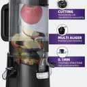 ACOQOOS Juicer Machines, 5.3" Wide Chute for Whole Fruit and Vegetable,1.8L Auto-Feed Time-Saver, Slow Masticating High Yield, Easy to Clean Cold Press Juicer with 2 Cups