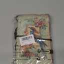 MALEDEN Vintage Refillable Journal, Premium Leather Traveler Notebook Sketchbooks Classic Diary Planner with Blank Pages and Zipper Pocket (Bird)