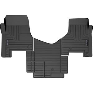 Belmor by Husky Floor Liners Fits 2008-2020 Freightliner Cascadia 113/125 with Automatic Transmission, BFM1001A-1