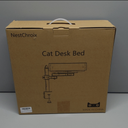 Cat Bed for Desk Elevated House Over Desk Keeps Kitten Close and Workspace Clear Cat Box with Pet Cushions (45 Rotating Rod)