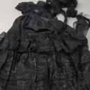 Black Family Costume Kids Halloween Costumes for Girls Cosplay Gothic Outfit Dark Vintage Prom Dress with Belt (Medium(8-10 yrs))