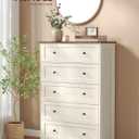 VASAGLE 5-Drawer Dresser, Chest of Drawers, 31.5 x 15.7 x 47.4 in