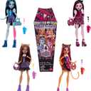 Monster High Buried Secrets Dolls and Accessories, Cozy Creepover Theme with Mystery Doll and 5 Unboxing Surprises (Characters May Vary)