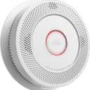 SITERWELL Smoke and Carbon Monoxide Detector 10-Year Battery, Wireless Interconnected Smoke Alarm Carbon Monoxide Detector with Dual Language Voice Alerts for Home and Babyroom, 1 Pack