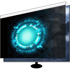 Acrylic Computer Privacy Screen Filter High Clarity Anti Glare Monitor Protector Anti-UV Anti-Blue Light Anti-Scratch 22-27 Inch Protector Film - Hanging Type Traceless / 24Inch/547x320mm