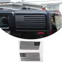 American Flag Vinyl Rear Side Window Decals Compatible with Hummer H2 2003-2009,Window Decals Precut Stickers Exterior Accessories (American Flag)