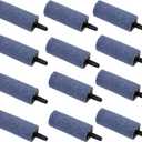 AQUANEAT Aquarium Air Stones 2 inch 12 Pack, Bubble Stone, Aerator Bubble Diffuser, Air Pump Accessories for Aquariums, Fish Tanks, and Hydroponics