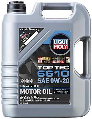 Liqui Moly TOP TEC 6610 0W20 5 Liters (Case of 1)