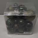 Christmas Balls Ornaments -36pcs Shatterproof Christmas Tree Decorations with Hanging Loop for Xmas Tree Wedding Holiday Party Home Decor,6 Styles in 3 Sizes(Dark Green)