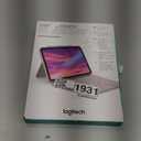 Logitech Combo Touch Detachable 10th Gen iPad Keyboard Case with Large Precision Trackpad, Full-Size Backlit Keyboard, and Smart Connector Technology - Sand