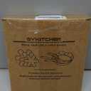 BYKITCHEN Pan and Pot Protectors, Larger & Thicker Pan Protectors with Stars, Set of 6 and 3 Different Sizes, Pot Protectors for Stacking and Protecting Your Cookware (6pcs-12/14/16 inch, Gray)