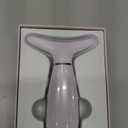 7 Color Galvanic Machines - Red Light Therapy for Face and Neck, Face Massager Tool for Wrinkles, Double Chin, Vibrating Facial Massager with Thermals, White