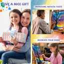 Qoosea Paint by Numbers Kit for Adult : The Tree of Life DlY Paint by Number for Adults with Frame Painting Kit for Beginners Adults Fun Number Painting Art for Home Decor Relaxing Gift 9.512inch