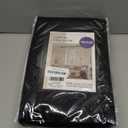 MIULEE Black Velvet Curtains 84 Inches Long Halloween Room Darkening Blackout Curtains with Grommet Top for Bedroom/Living Room Light Blocking Thermal Insulating Soundproof, Set of 2