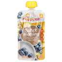 HAPPY TOT BABY Organic Banana Blueberry Yogurt & oats Super Morning, 4 OZ, 8 pack