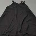 AUTOMET Womens Rompers Jumpsuits Summer Vacation Beach Outfits 2025 Shorts Overalls Jumpers Loose Casual Soft Fashion Clothes Deep Gray L 