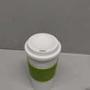 Copco Acadia 16 oz Travel Mug - Insulated Reusable Coffee Tumbler with Double-Walled Plastic, Leak-Proof Lid, BPA-Free - Portable Mug for Hot & Cold Drinks, Cup Holder Friendly (Green)