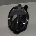 Greatever G2 Full Face Snorkel Mask with Latest Dry Top System, Foldable 180 Degree Panoramic View Snorkeling Mask with Camera Mount, Safe Breathing, Anti-Leak&Anti-Fog, Size: Large/ X-Large