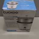 CUCKOO One Touch Rice Cooker 3-Cup (Uncooked) / 6-Cup (Cooked), Mini Rice Cooker & Warmer with Steamer Tray, Versatile Grain Cooker, Soup Maker, Auto Keep Warm, White (CR-0301C)