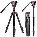 Victiv Camera Tripod, 72" Video Tripod with Fluid Head, Aluminum Heavy Duty Tripod with Carry Bag, Professional Camera Tripods & Monopods, Compatible with Canon, Sony, DSLR, Camcorder