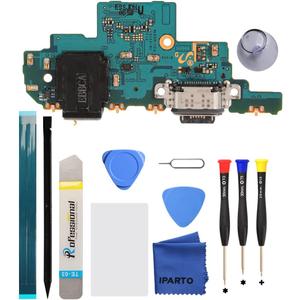 Charging Port Replacement for Samsung Galaxy A52 5G / A52 Charging Port Replacement Kit for 6.5 inch Galaxy A52 SM-A526U SM-A525F A526V A526D USB Flex Dock Connector Replacement
