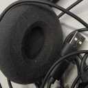 USB Headset with Microphone for PC, Computer Headset with Microphone Noise Canceling Mic for Laptop Call Center Wired Headset with Mic for Work Zoom Skype Teams from Office Home (Black) (Single Ear)