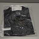 Women's Polo Shirt Quick Dry 4 Button Moisture Casual Work Short Sleeve Collared Golf Shirt-Wicking Performance (Black, M)