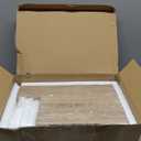 BESCRCL 15 Pack Real Glass Picture Frames Collage Wall Decor, Including 3pcs 8x10, 6pcs 5x7, 6pcs 4x6 Photo Frames for Gallery Wall or Tabletop Display, Natural Woodgrain