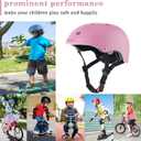 BURSUN Kids Bike Helmet Ventilation & Adjustable Toddler Helmet for Ages 2-14 Kids Boys Girls Multi-Sport Helmet for Skateboard Roller Skateing Bicycle Scooter blance Bike, Medium: 20.47"-22.83" / 8-14 years