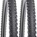 YUNSCM 2-PCS 700C Bike Tires 700x38C 40-622 Compatible Gravel Bike Tires 700x36C 700 x 38C 700x40C Bicycle Tires (Y-1005)
