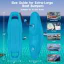 AWEMUFA Boat Fenders Easy to Install Bumper for Docking Ideal Fender for Pontoon, Bass, Jet Ski and Fishing Boats