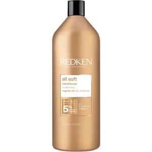 Redken All Soft Conditioner | Moisturizes and Deeply Hydrates| Softens, Smooths, and Adds Shine (33.8 Fl Oz (Pack of 1))