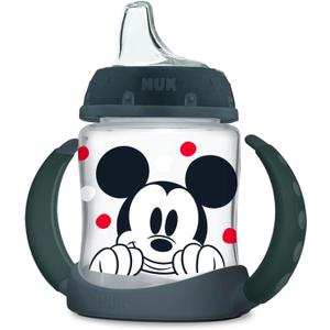 NUK Disney Learner Spill Proof Sippy Cup, Mickey Mouse, 5 Oz 1Pack  BPA Free, Spill Proof Sippy Cup