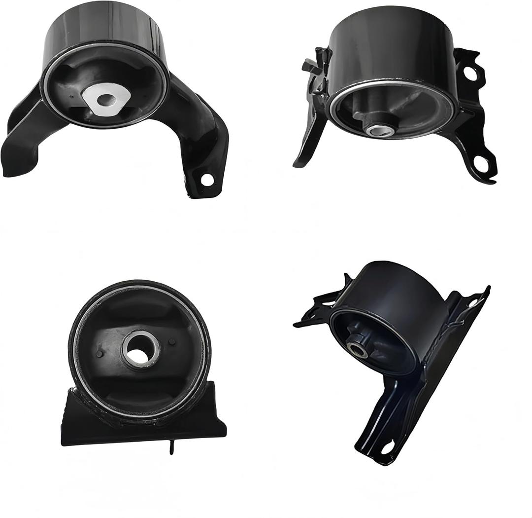 Engine Motor Mount Set Compatible with Jeep Compass Patriot 2007 2008 2009 2010 2011 2012 2013 2014 2015 2016 2017 2.0L 2.4L Fits Dodge Caliber 2007-2012 Replace A5415 A5416