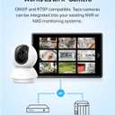 Tapo TP-Link 2K Pan Tilt Security Camera for Baby Monitor, Dog Camera w/Motion Detection, 2-Way Audio Siren, Night Vision, Cloud &SD Card Storage (Up to 256 GB), Works with Alexa & Google Home (C210)
